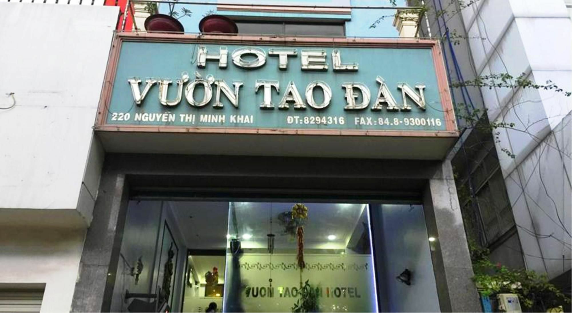 Vuon Tao Dan Hotel Ho Chi Minh-staden Exteriör bild